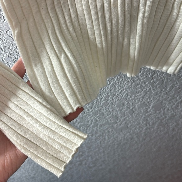 Princess Polly The Butler White Mock Neck Sweater Top - Picture 8 of 13